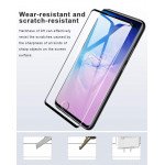 Wholesale 3D Tempered Glass Full Screen Protector with Working Adhesive In Screen Finger Scanner for Samsung Galaxy Galaxy S10 (Black)